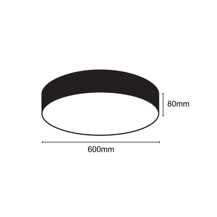 Plafonnier LED/35W/230V 4000K d. 60 cm