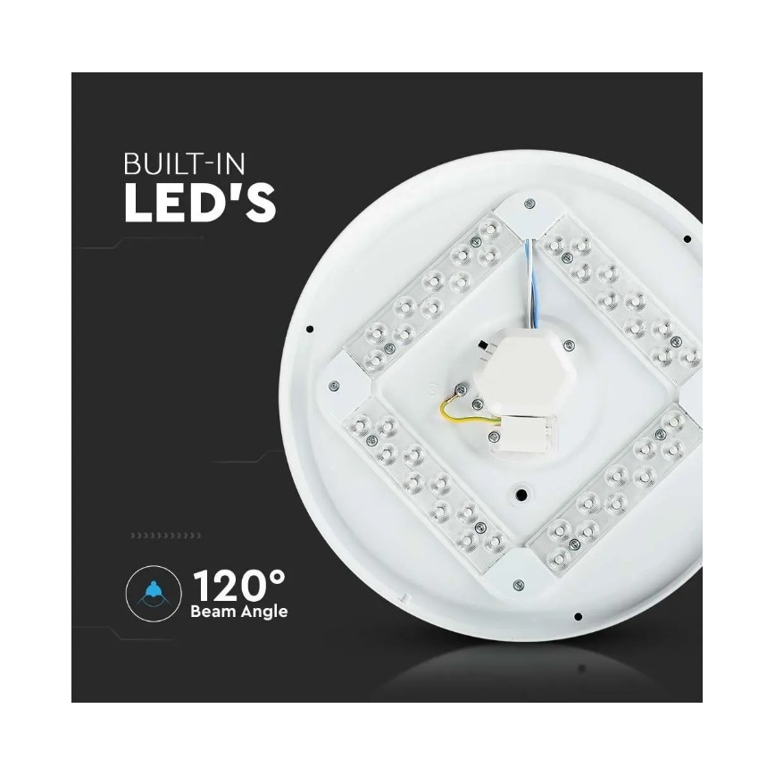 Plafonnier LED/36W/230V d. 50 cm 3000/4000/6400K
