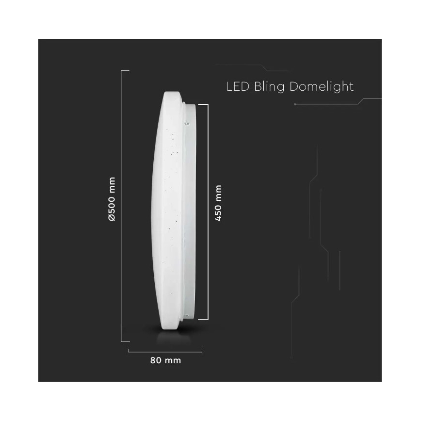 Plafonnier LED/36W/230V d. 50 cm 3000/4000/6400K