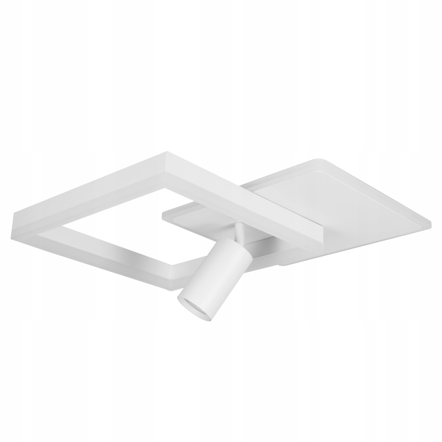 Plafonnier LED 38 W, 230 V + 1× ampoule GU10 30 W, blanc