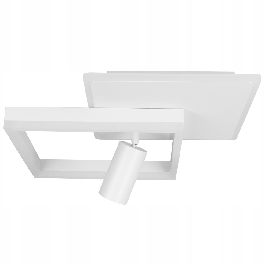 Plafonnier LED 38 W, 230 V + 1× ampoule GU10 30 W, blanc