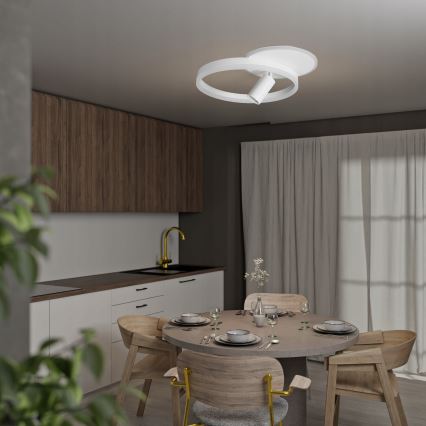 Plafonnier LED/38W/230V + 1xGU10/30W, blanc