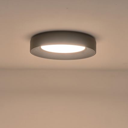 Plafonnier LED/40W/230V 3000K noir d. 50 cm