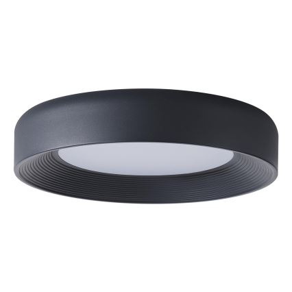 Plafonnier LED/40W/230V 3000K noir d. 50 cm