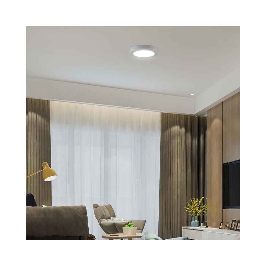 Plafonnier LED/6W/230V 6500K d. 12 cm blanc