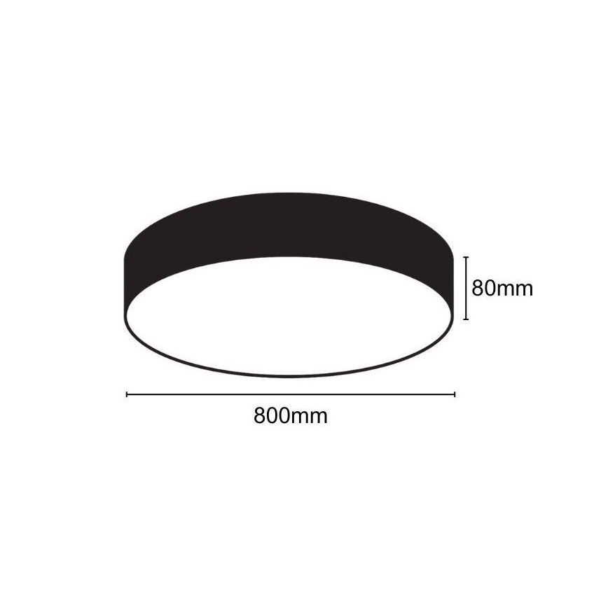 Plafonnier LED/70W/230V 4000K d. 80 cm