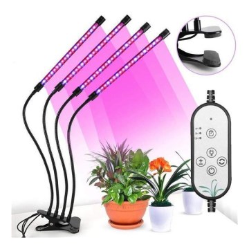 Plafonnier LED à intensité variable avec pince pour la culture de plantes LED/15W/5V