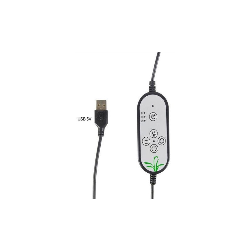 Plafonnier LED à intensité variable avec pince pour la culture de plantes LED/15W/5V