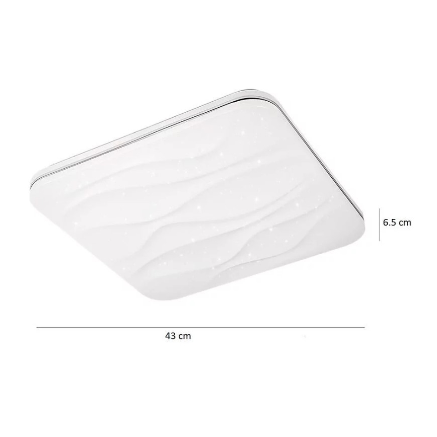 Plafonnier LED à intensité variable DESERT LED/72W/230V + télécommande