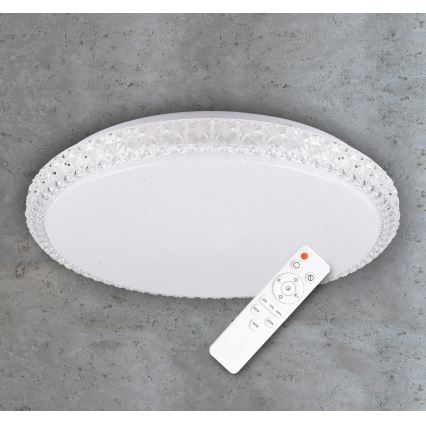 Plafonnier LED à intensité variable IRINA LED/48W/230V avec télécommande