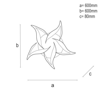 Plafonnier LED à intensité variable LED/100W/230V 3000-6500K + télécommande