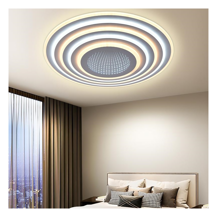 Plafonnier LED à intensité variable LED/140W/230V 3000-6500K + Télécommande