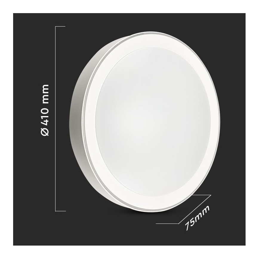 Plafonnier LED à intensité variable LED/40W/230V 3000K/4000K/6500K + télécommande