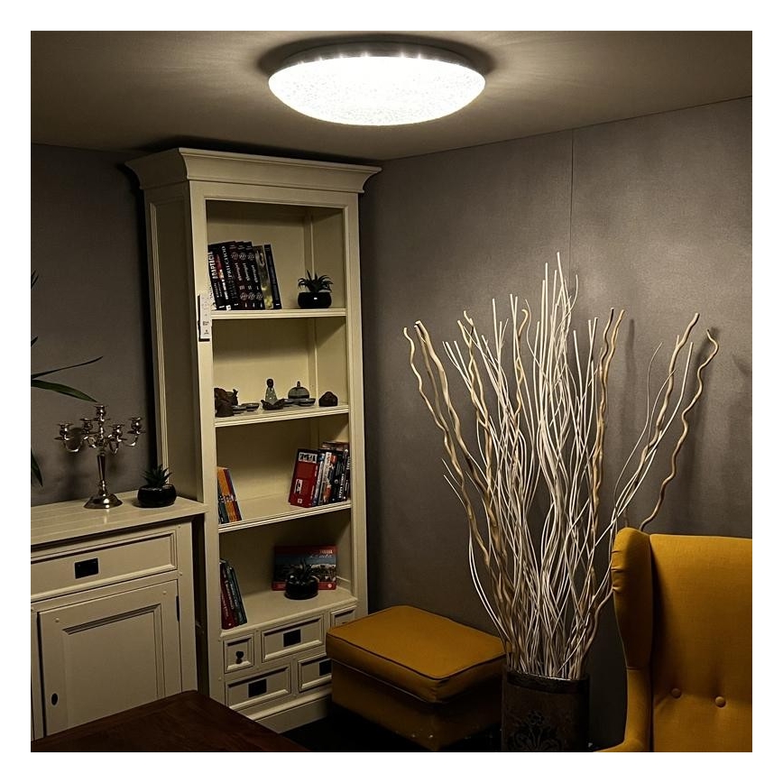 Plafonnier LED à intensité variable LED/48W/230V 2700-6500K Wi-Fi Tuya + télécommande