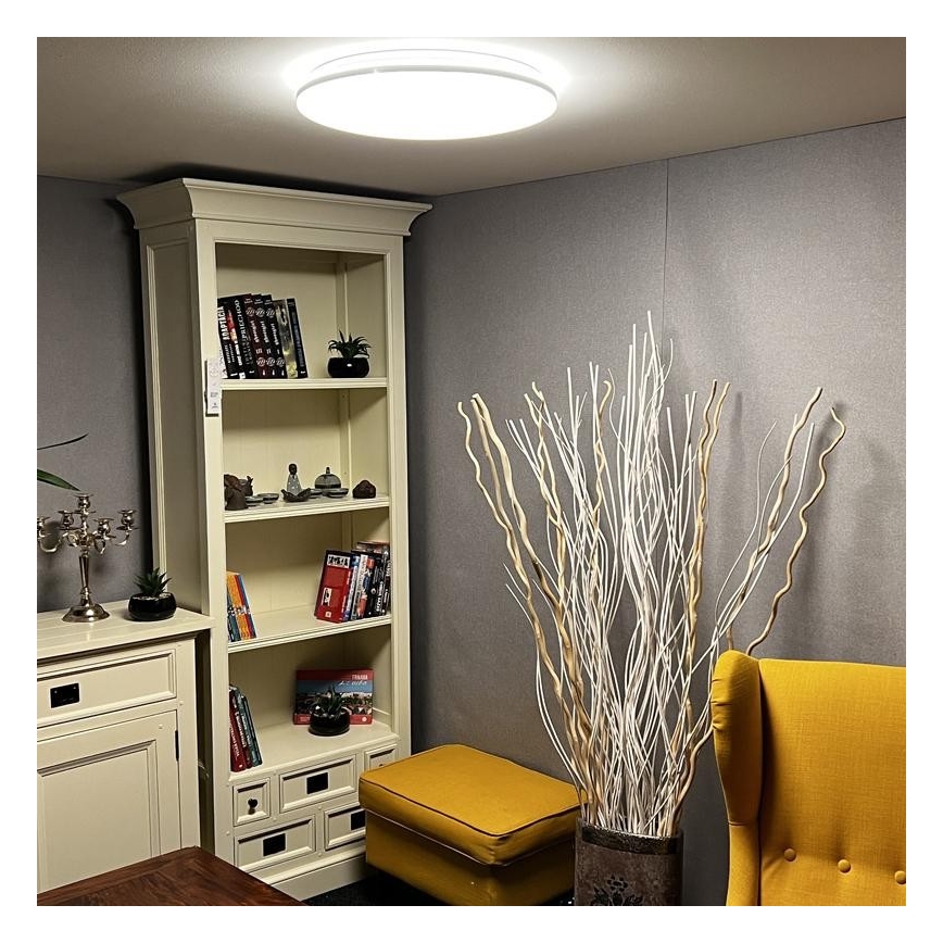 Plafonnier LED à intensité variable LED/48W/230V 2700-6500K Wi-Fi Tuya + télécommande