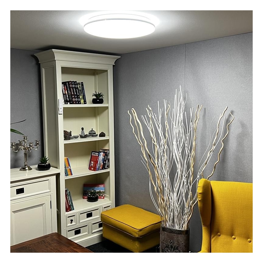 Plafonnier LED à intensité variable LED/48W/230V 2700-6500K Wi-Fi Tuya + télécommande