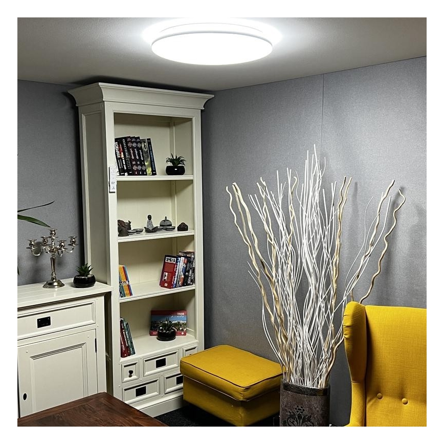 Plafonnier LED à intensité variable LED/48W/230V 2700-6500K Wi-Fi Tuya + télécommande