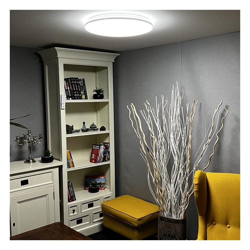 Plafonnier LED à intensité variable LED/48W/230V 2700-6500K Wi-Fi Tuya + télécommande