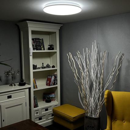 Plafonnier LED à intensité variable LED/48W/230V 2700-6500K Wi-Fi Tuya + télécommande