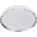 Plafonnier LED à intensité variable LIXAN LED/47W/230V 3000-6500K Ø 38,6 cm blanc/argenté + télécommande