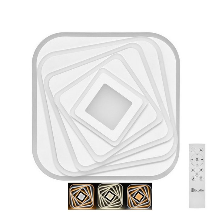 Plafonnier LED à intensité variable MODERNA LED/210W/230V + télécommande