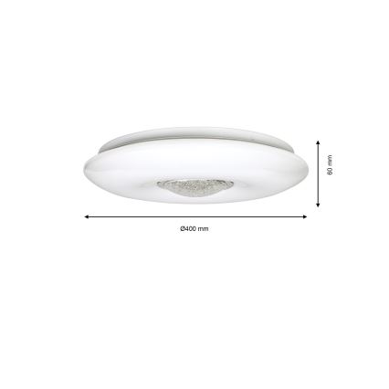 Plafonnier LED à intensité variable VELA LED/24W/230V + télécommande
