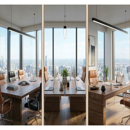 Plafonnier LED ALLDAY BASIC LED/40W/230V 2700/4000/6000K noir