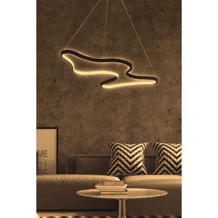 Plafonnier LED ARTISAN LED/36W/230V 4000K Noir