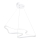 Plafonnier LED ARTISAN LED/36W/230V 6500K Blanc
