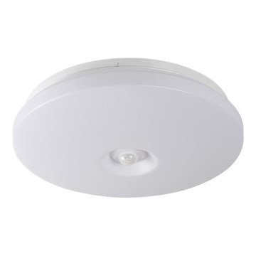 Plafonnier LED avec détecteur de mouvement et capteur crépusculaire FOGLER LED/12W/230V Ø 28 cm