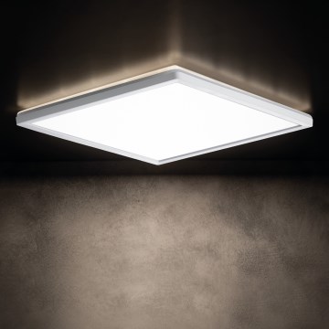 Plafonnier LED AZPO 17,5 W, 230 V, 3000/4000/6000 K, 30 x 30 cm, IP54, blanc
