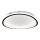 Plafonnier LED CALI, 30 W, 230 V, Ø 40 cm, noir