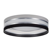 Plafonnier LED CORAL 1xLED/24W/230V noir/gris