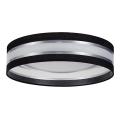 Plafonnier LED CORAL LED/24W/230V noir/argent