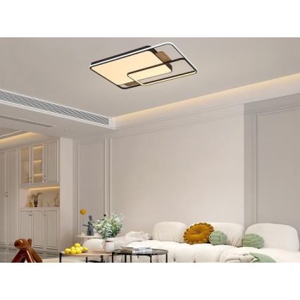 Plafonnier LED dimmable 280 W / 230 V, 3000–6500 K, avec télécommande