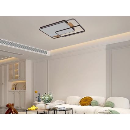 Plafonnier LED dimmable 280 W / 230 V, 3000–6500 K, avec télécommande
