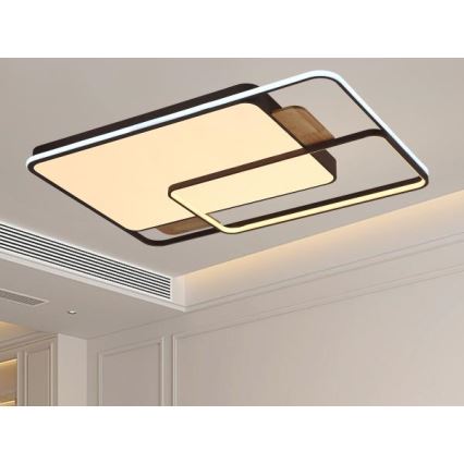 Plafonnier LED dimmable 280 W / 230 V, 3000–6500 K, avec télécommande