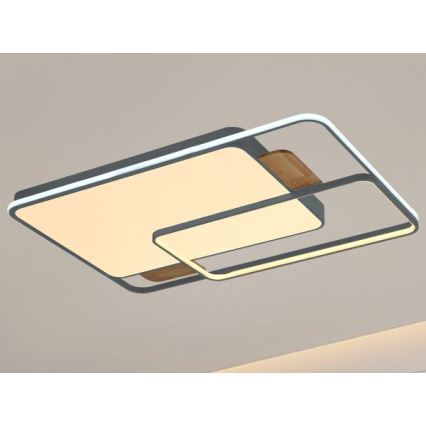 Plafonnier LED dimmable 280 W, 230 V, 3000–6500 K + télécommande