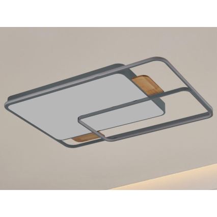 Plafonnier LED dimmable 280 W, 230 V, 3000–6500 K + télécommande