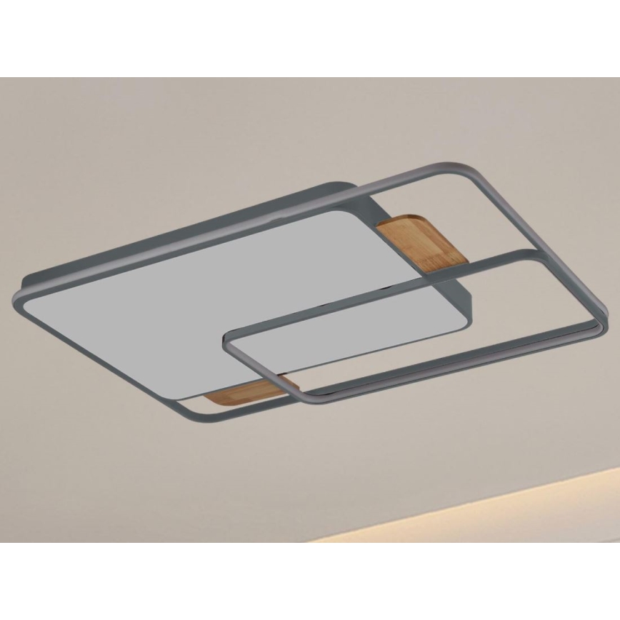 Plafonnier LED dimmable 280 W, 230 V, 3000–6500 K + télécommande