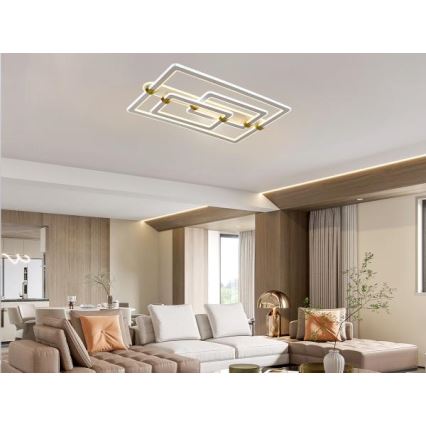 Plafonnier LED dimmable 280W 230V 3000-6500K + télécommande
