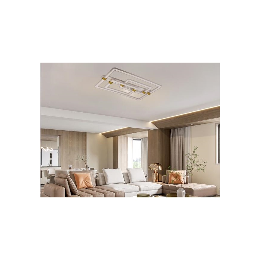 Plafonnier LED dimmable 280W 230V 3000-6500K + télécommande