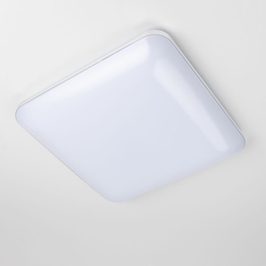 Plafonnier LED dimmable 42W/230V 3000-6500K 49x49 cm blanc + télécommande