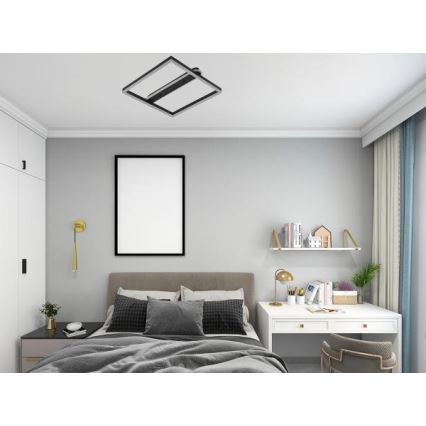 Plafonnier LED dimmable 60 W 230 V 3000–6500 K avec télécommande