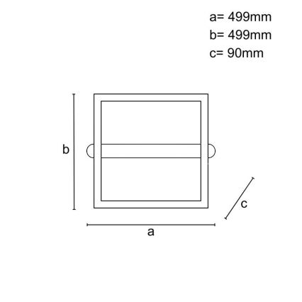 Plafonnier LED dimmable 60W/230V 3000-6500K + télécommande