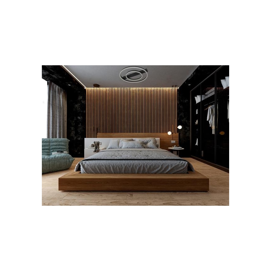 Plafonnier LED dimmable 60W/230V 3000-6500K + télécommande
