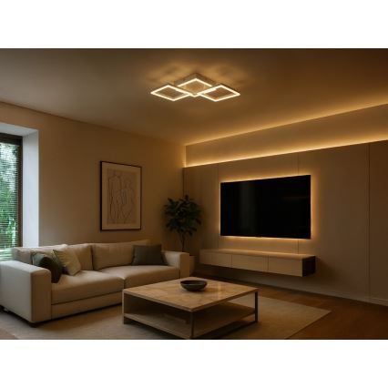 Plafonnier LED dimmable 85W/230V, 3000–6500 K — avec télécommande