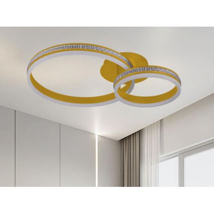 Plafonnier LED dimmable à montage en surface LED/110W/230V 3000-6500K + télécommande
