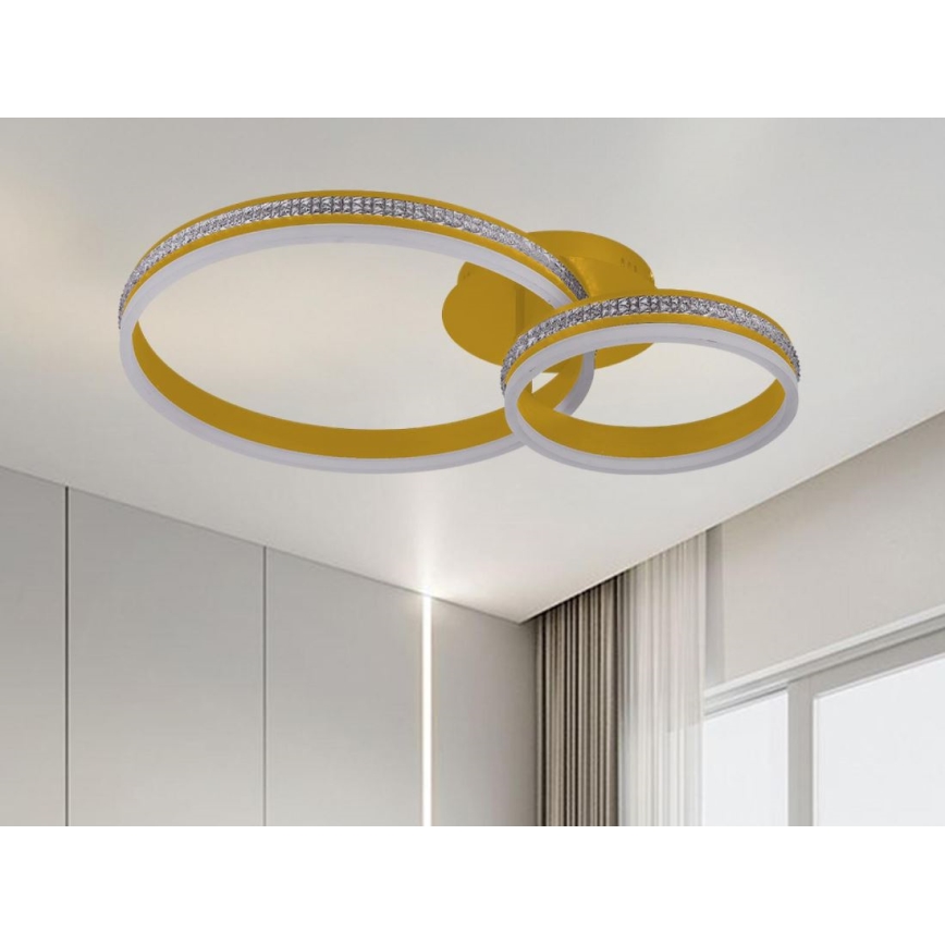 Plafonnier LED dimmable à montage en surface LED/110W/230V 3000-6500K + télécommande