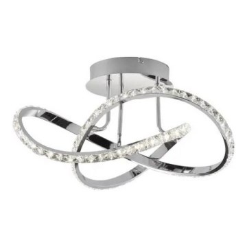 Plafonnier LED dimmable ABRO LED/26W/230V, chrome brillant